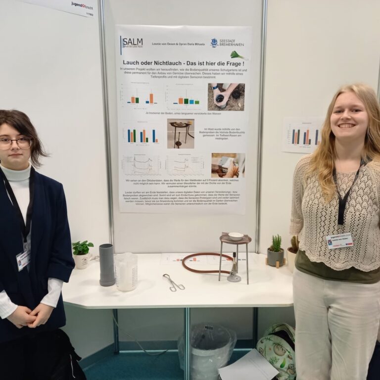 2. Platz Biologie für Leonie und Daria